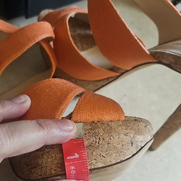 Alexandre Birman Orange Stiletto Heels - Picture 7 of 9